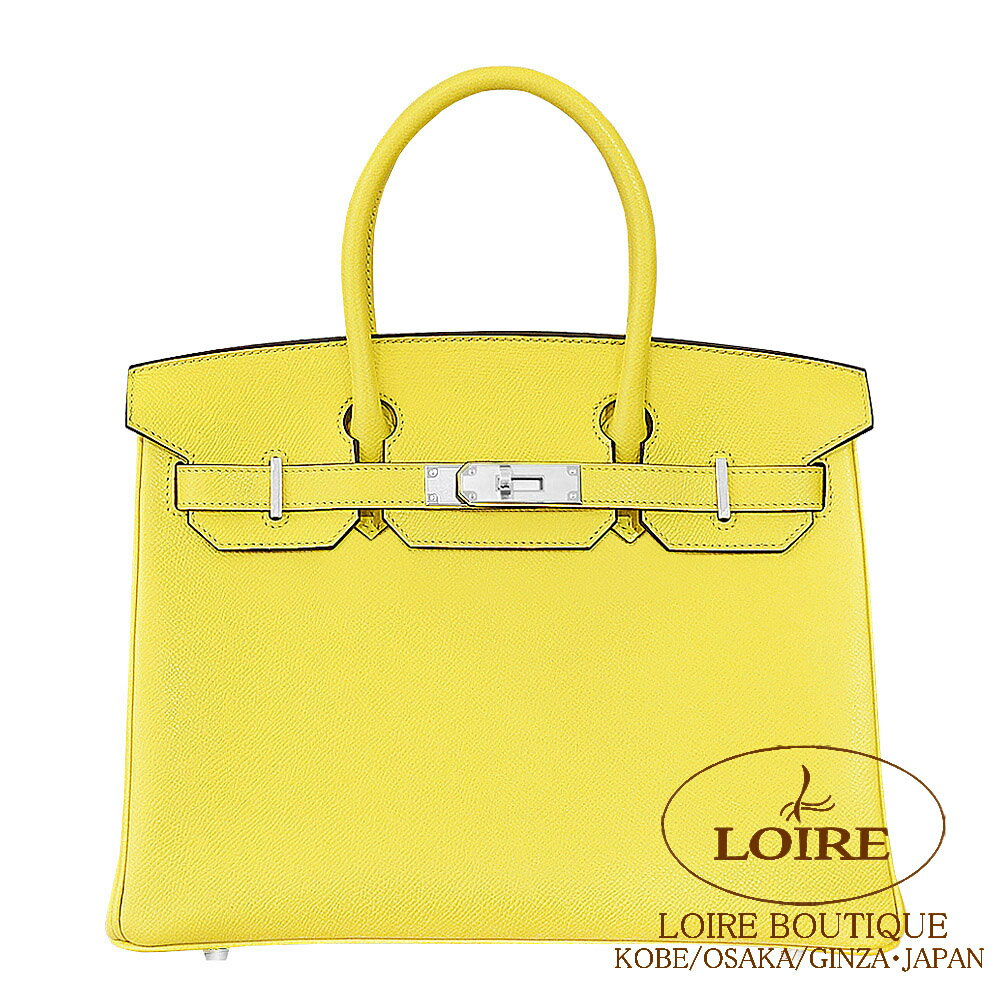 ᥹ С 30 硼̥ʥץ ץ С HERMES Birkin 30 JAUNE DE NAPLES(9O) ...