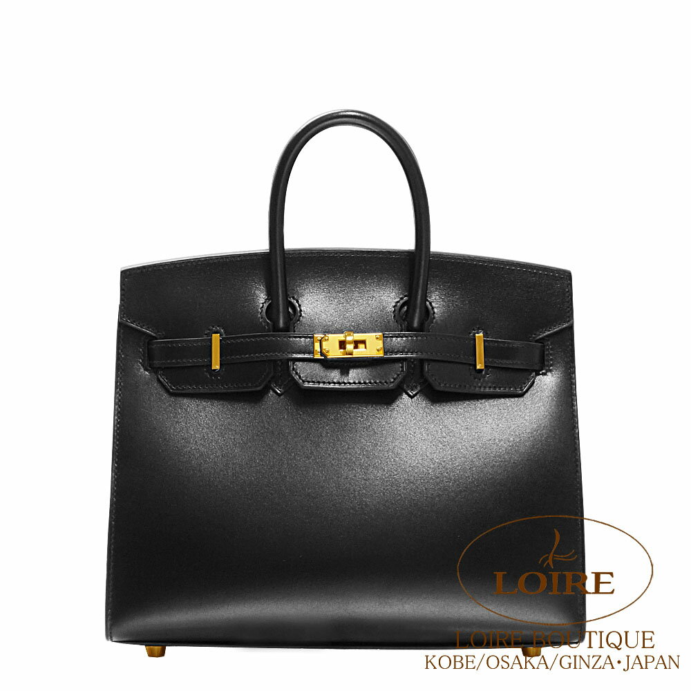 ᥹ С 25 ꥨ  ܥå ɶ Birkin 25 Sellier NOIR(89) Box Calf Gold