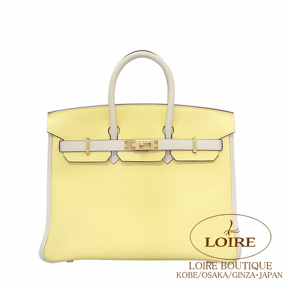᥹ С 25 ѡʥ 硼̥ץåߥ ȥ ѥ󥴡ɶ HERMES Birkin 25 JAUNE POUSSIN(1Z)/CRAIE(10) Togo Champagne Gold