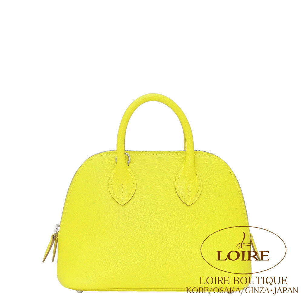 エルメス ボリード 1923 18 ライム シェーブル シルバー金具 HERMES Bolide 1923 18 LIME(9R) Chevre Silverのサムネイル