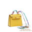 エルメス ケリートゥイリー パイユ タデラクト×シルク ゴールド金具 HERMES Kelly Twilly PAILLE(1A) Tadelakt/Silk Gold