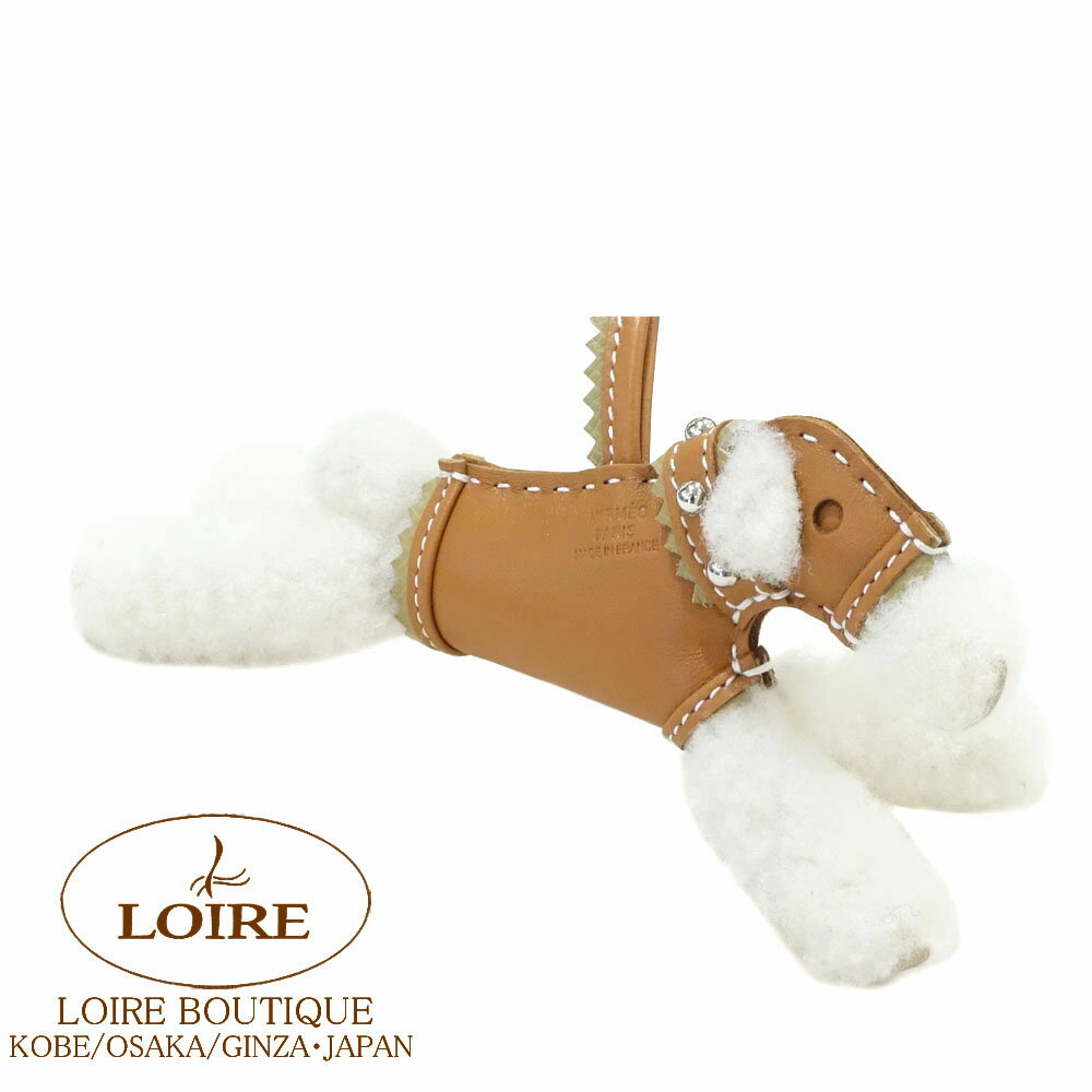 ����᥹ �Хǥ� ���㡼�� �����դ� ������ɡߥץ�������ߥ������ ���˥���ߥࡼ�ȥ�ߥ��åȥ�ߥ��ץ��� ����С���� HERMES BUDY Charm GOLD(37)/POUSSIERE(1C)/ECRU(91) Lambskin/Mouton/Cotton/Epsom Silver