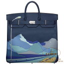 エルメス オータクロア 50 エンドレスロード ブルードプリュス×マルチカラー トゴ×スイフト シルバー金具 HERMES Haut a courroies 50 Endless Road BLEU DE PRUSSE(7P)/MULTICOLORE(00) Togo/Swift Silver(4)