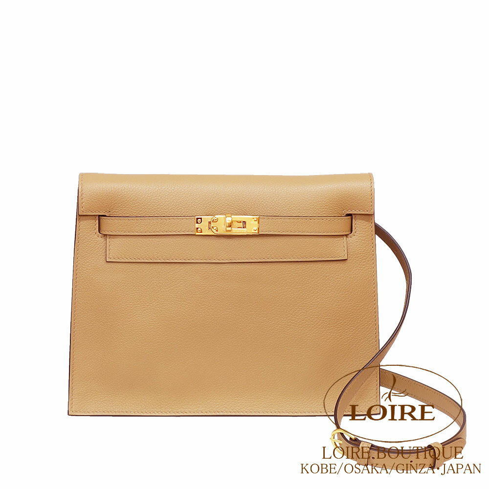 エルメス ケリーダンス チャイ ヴォー・エヴァーカラー ゴールド金具 HERMES Kelly Dance CHAI(0M) Evercolor Gold