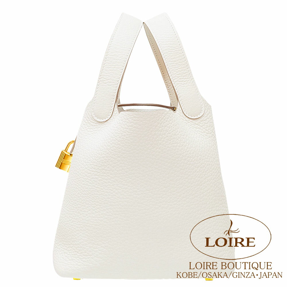 エルメス ピコタンロック PM クレ クレマンス ゴールド金具 HERMES PicotinLock PM CRAIE(10) Clemence Gold