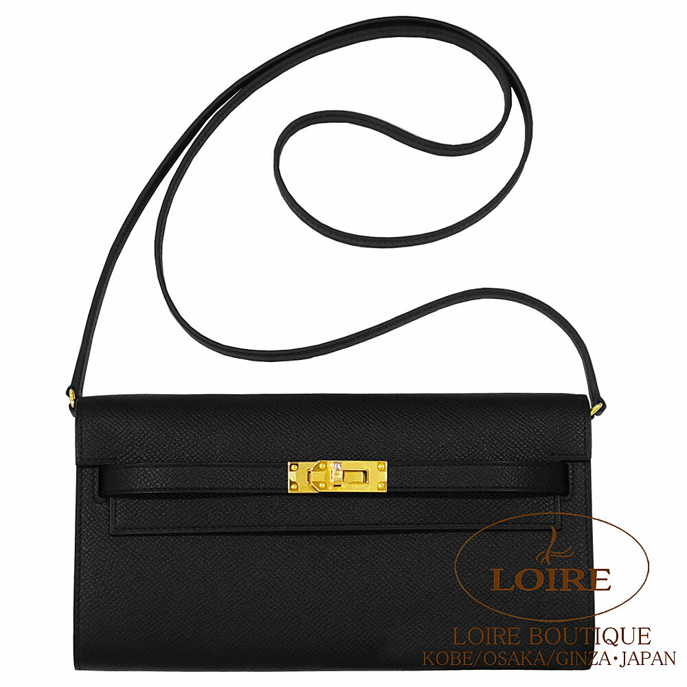 エルメス ケリートゥー・ゴー クロ エプソン ゴールド金具 HERMES Kelly To Go NOIR(89) Epsom Gold