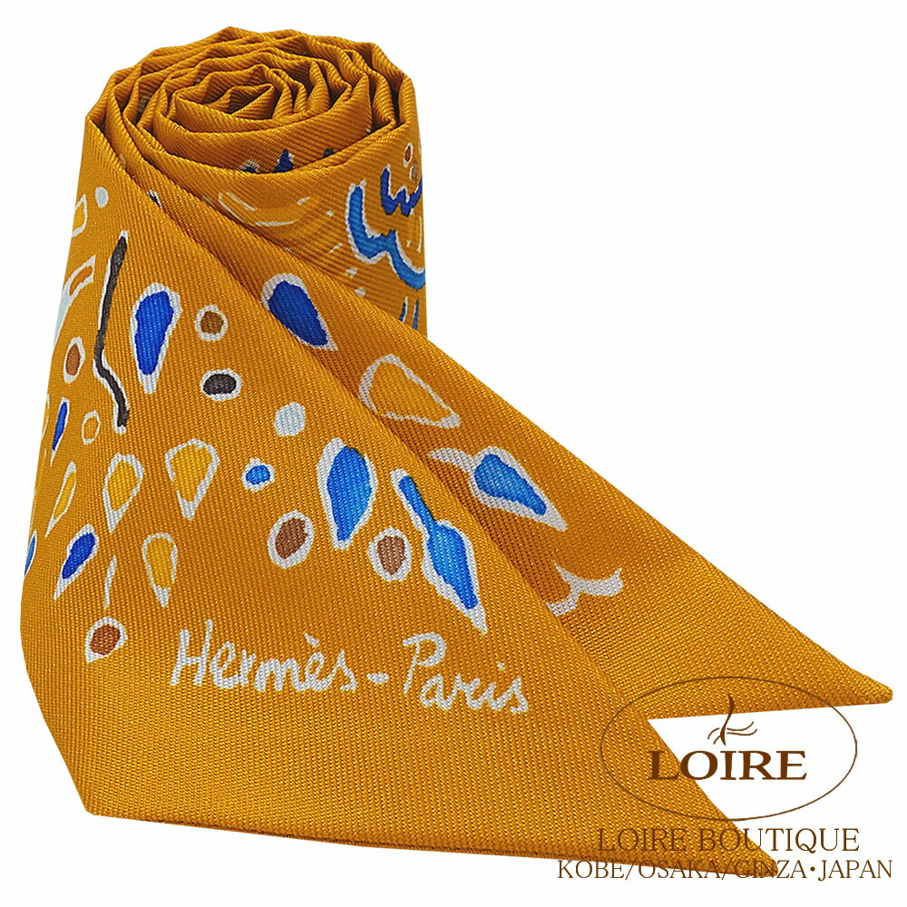 GX gDC[ t̓ |eB~u[~^obN VN HERMES TWILLY ISOLA DI PRIMAVERA POTIRON/BLEU/TABAC Silk