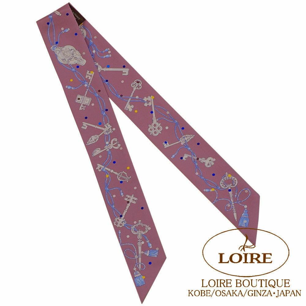 ����᥹ �ȥ����꡼ �쥯�쥢�ݥ� �ޥ��󥰥�å��ߥ���ڡ���ߥޥ�����顼 ���륯 HERMES TWILLY LES CLES A POIS MARRON GLACE/GRIS PERLE/MULTICOLORE Silk