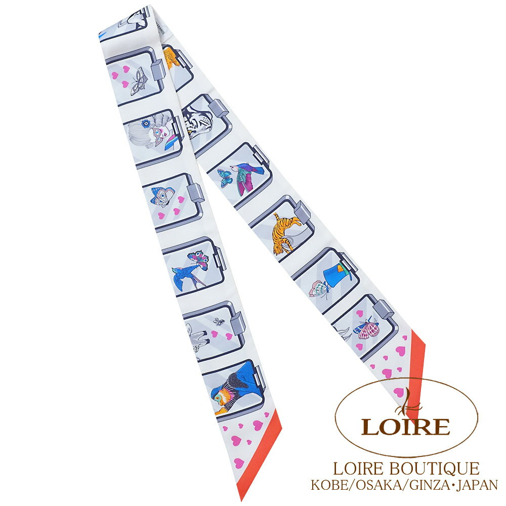 ����᥹ �ȥ����꡼ ����᥹�����ȡ��꡼ �����ߥ���ߥ롼���� ���륯 HERMES TWILLY HERMES STORY BLANC/GRIS/ROUGE Silk