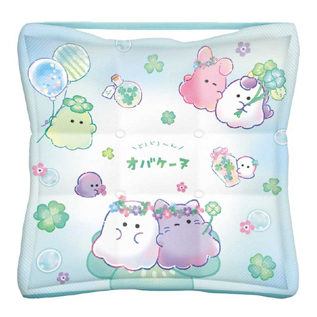 スクールクッション　オバケーヌ柄　座布団 　入園　入学　幼稚園　保育園　小学校　自転車チャイルド..