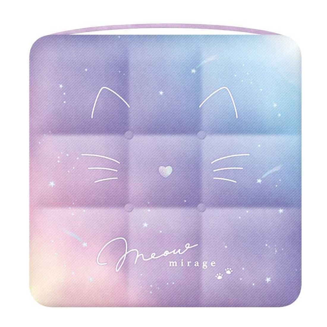 座布団 スクールクッション meow mirage柄 イスクッション 新学期 学童シートクッション　入園　入学　..