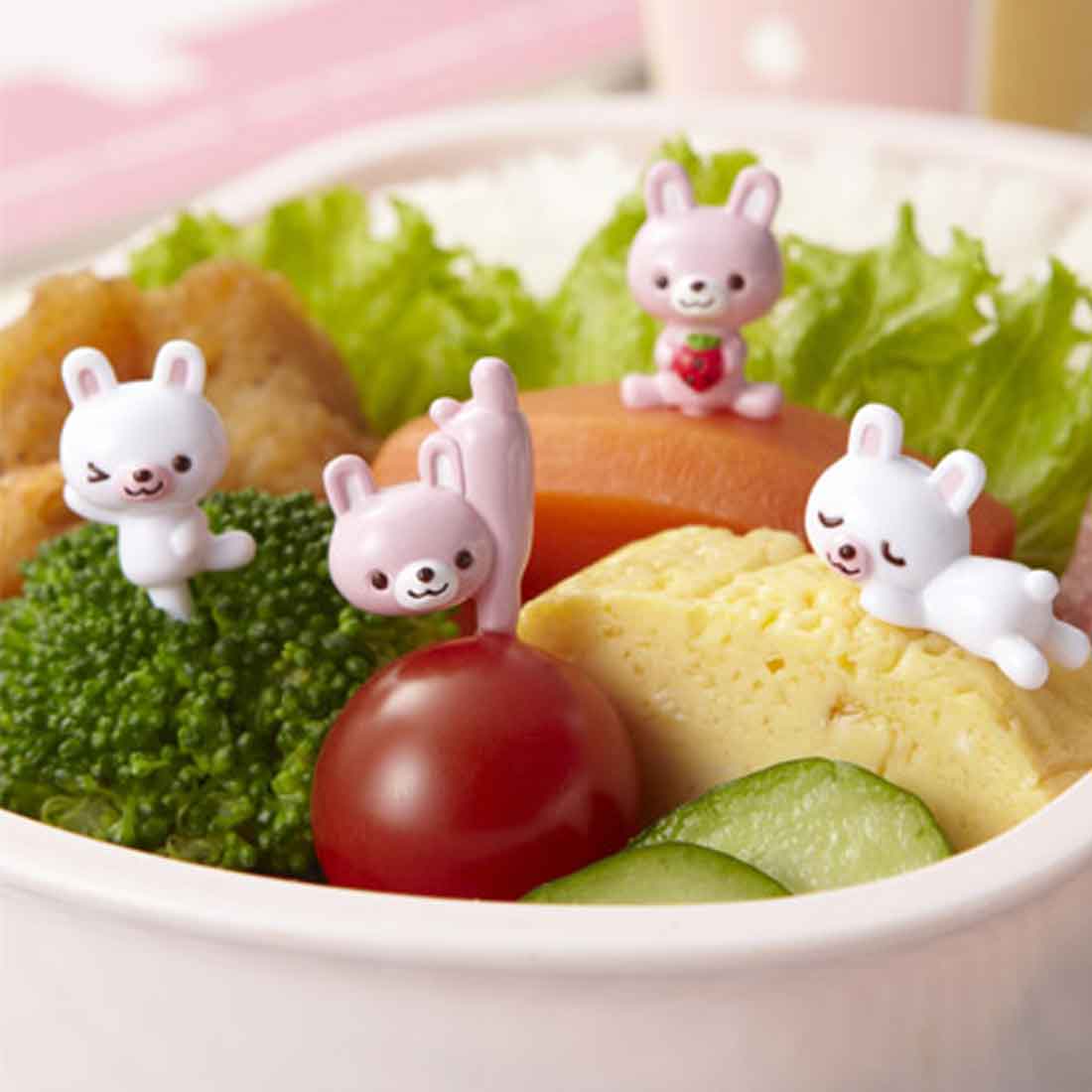 うさぎピック キャラ弁　トルネ お弁当　入園　入学　幼稚園　保育園　小学校