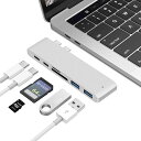 6in1 一体型 MacBookハブ USB Type C ハブ M