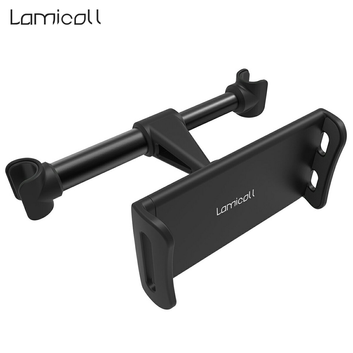 車載タブレットホルダー Lomicall 車載 タブレット ホルダー ヘッドレスト 車載ホルダー スタンド車載用 tablet headrest holder 後部座席 カーホルダー 360度回転可能 調整可能 リアシート iPhone 12 iPad Switch Kindleに対応