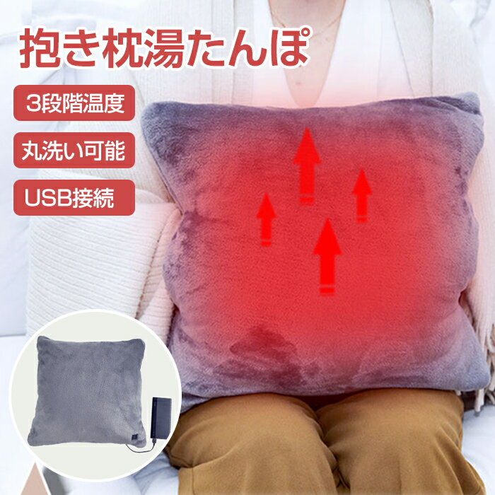 電気ゆたんぽ 湯たんぽ 抱き枕 あったか 冬用 洗える 40×40cm 毛布 防寒グッズ 省エネ 急速発熱 暖かい あったか 温もり 携帯便利 軽量 妊婦 吸湿発熱 なめらか おしゃれ ふわふわ オフィス 暖房器具 冷え対策 敬老の日 ギフト プレゼント