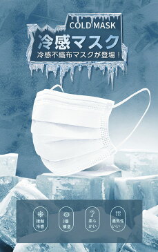 即納 冷感マスク 不織布 夏用マスク 10枚入り 肌にやさしいマスク 夏用 大人 マスク 冷感 接触冷感 使い捨てマスク 通気性いい 飛沫防止 3層構造 フェイスマスク 大人用 男女兼用