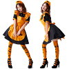 【300円OFFクーポン】メイド服 レディース ハロウィン衣装 メイド コウモリ 吸血鬼...