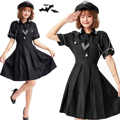 【25日限定10%OFFクーポン】ハロウィン 衣装 コスプレ ポリス 制服 婦警さん 帽子...