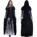 ハロウィン 魔女 死神 コスプレ衣装 レディース 女王様 魔女 吸血鬼 コスチューム デビル 占い師 女性用 魔法 コスプレ衣装 お化け ホラー 大人用 変装 ...