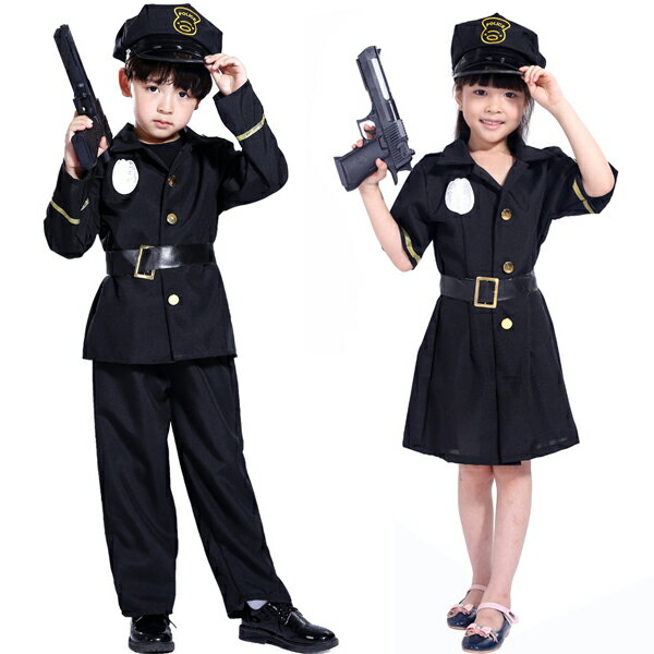 ハロウィン キッズ 警察服 ポリス 