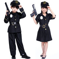 即納 ハロウィン キッズ 警察服 ポリス 子供 警察官 コスチューム 女の子 男の子 演出服 警察制服 ポリス お巡りさん 双子 ハロウィン コスプレ衣装 警官 子供 警察官 仮装 コスチューム 変装 余興 変装グッズ パーティ