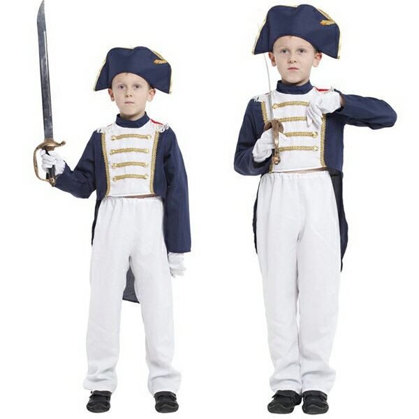 ハロウィン 衣装 ナポレオン 兵士 子供用 コスプレ衣装 王子様 護衛隊 警護隊 戦士...