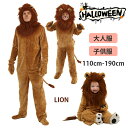 ハロウィン衣装 ハロウィンウェア 動物衣装 コスプレ衣装 4点セット 着ぐるみ メンズ レディース 仮装 変装 動物の着ぐるみ 着ぐるみ アニマル ライオン 獅...