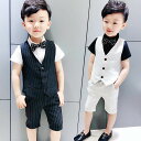 短納期 男の子 スーツ フォーマルスーツ 2点セット子供 フォーマル ストライブ 発表会 結婚式 ベビースーツ 上下セット 子供 タキシード フォーマル ショートパンツ 子供服 ハーフパンツ ベスト 半袖 夏 子供服 卒園式 七五三 入学式 お宮参り 入学式 卒業式 送料無料