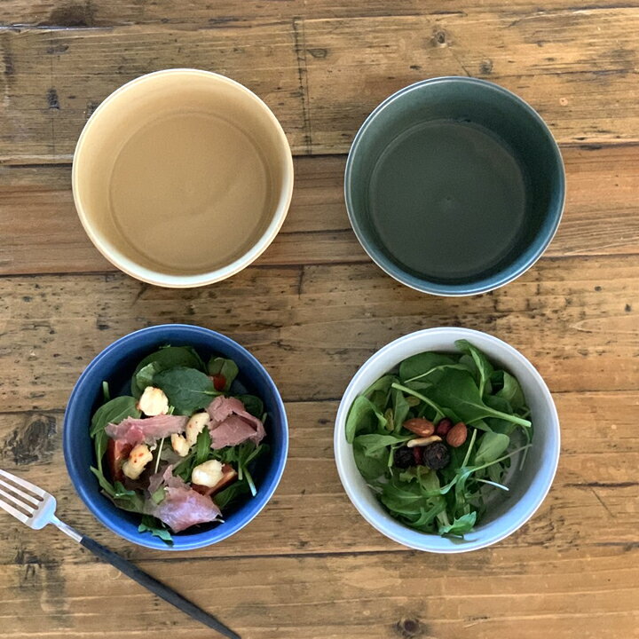 印花(4色セット）食器セット 単品より お買い得 フルーツボウル 中鉢 おしゃれ ボウル 煮物鉢 サラダボウル スープボウル シリアル 13cm 美濃焼 日本製 | お皿 おしゃれ 洋食器 皿 プレート カフェ カフェ風 おしゃれな食器 Cafe食器 最強配送 365日