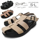サンダル レディース 厚底 柔らかい 本革 ベルト ストラップ 履きやすい 軽量 疲れない RP-288 BLACK LBROWN BEIGE 日本製 ブランド...