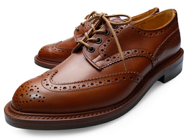 TRICKER'S BOURTON MARRONE ANTIQUE M5633 トリッカーズ カントリーブローグシューズ ウイングチップ マロン・アンティーク TRICKERS ブランド 送料無料