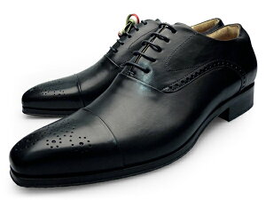 OROBIANCO MONZA NERO SEMI BROGUE SHOES オロビアンコ モンツァ セミブローグシューズ 黒 ブラック メンズ スクエアトゥ スクウェアトゥ ロングノーズ トラッドシューズ ドレスシューズ カーフ 本革 送料無料