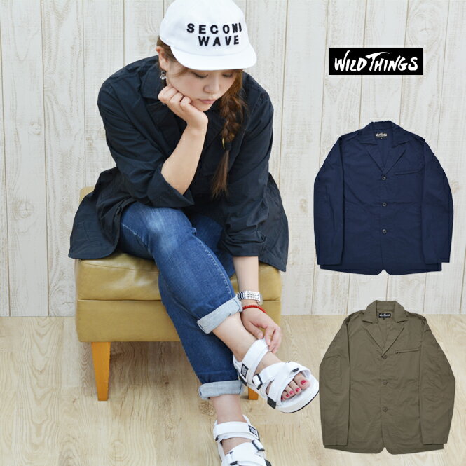 ワイルドシングス ジャケット メンズ ユーティリティジャケット クールマックス 黒 紺色 ベージュ 茶色 WILD THINGS UTILITY JACKET CO..