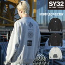 スウェット プルオーバー 撥水 エコミラクル S/M/L/XL/XXL LL/3L ◆HYDROFUGE P/O CREW◆ SY32 by SWEET YEARS エスワイサーティトゥバイスウィートイヤーズ 11002