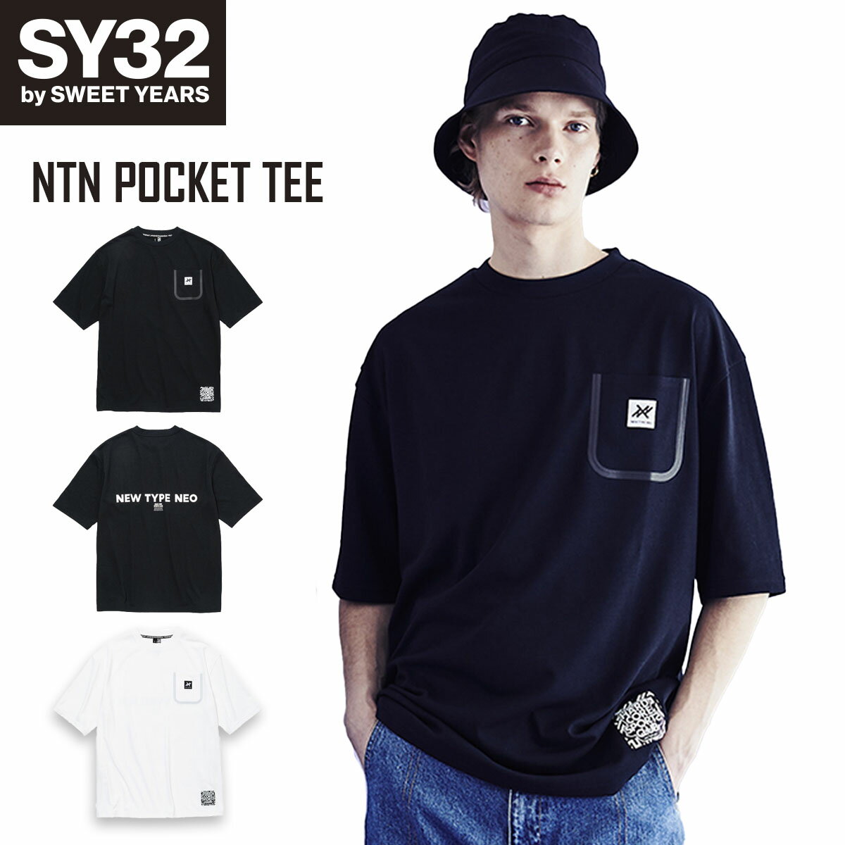 ڳŷѡSALEоݾʡT Ⱦµ M/L NEWTYPENEO NTN POCKET TEE SY32 by SWEET YEARS 磻ƥȥХȥ䡼 [11024NT]