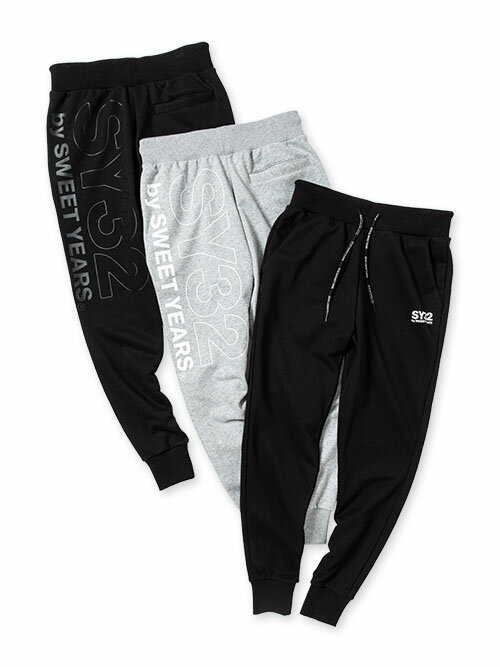 ڳŷѡSALEоݾʡۥѥ 󥰥ѥ åȥѥ å ॷ륨å S/M/L/XL/XXL LL/3L SLASH BIG LOGO SWEAT PANTS SY32 by SWEET YEARS 磻ƥȥХȥ䡼 [13009]