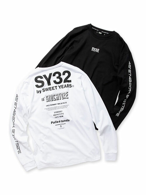 Tシャツ 長袖Tシャツ ロンT ルーズシルエット ロゴ S/M/L/XL/XXL LL/3L ◆LOOSE SILHOUETTE GIOCATORE L/S TEE◆ SY32 by SWEET YEARS エスワイサーティトゥバイスウィートイヤーズ [TNS1787J]のサムネイル