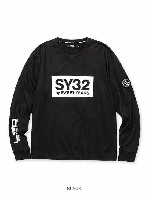 楽天ランキング Tシャツ 長袖 ロングTシャツ マルチロゴ S/M/L/XL/XXL LL/3L ◆FLASH COLOR BOX LOGO L/S TEE◆ SY32 by SWEET YEARS Official エスワイサーティトゥバイスウィートイヤーズ オフィシャル :SY32 公式ストア 特価日本製