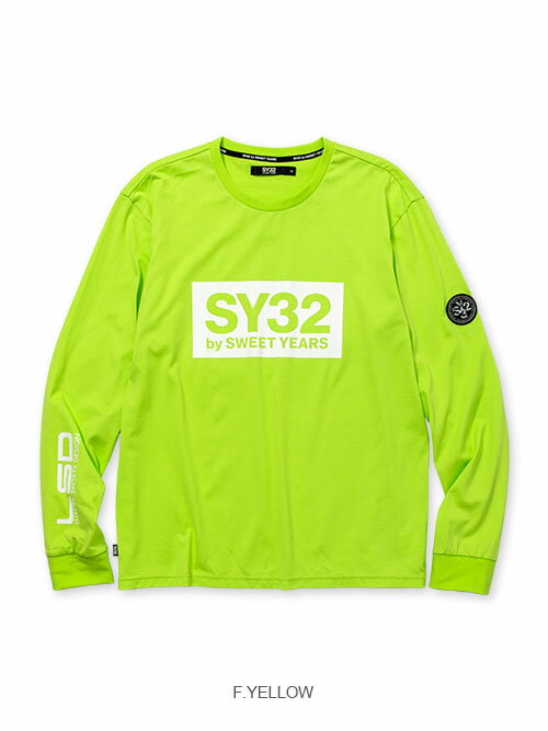 楽天ランキング Tシャツ 長袖 ロングTシャツ マルチロゴ S/M/L/XL/XXL LL/3L ◆FLASH COLOR BOX LOGO L/S TEE◆ SY32 by SWEET YEARS Official エスワイサーティトゥバイスウィートイヤーズ オフィシャル :SY32 公式ストア 特価日本製