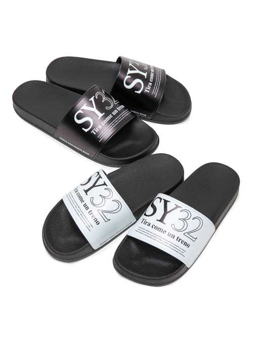 ロゴ シャワーサンダル◆SERIF LOGO SHOWER SANDALS◆SY32 by SWEET YEARS エスワイサーティトゥバイスウィートイヤーズ [14373]