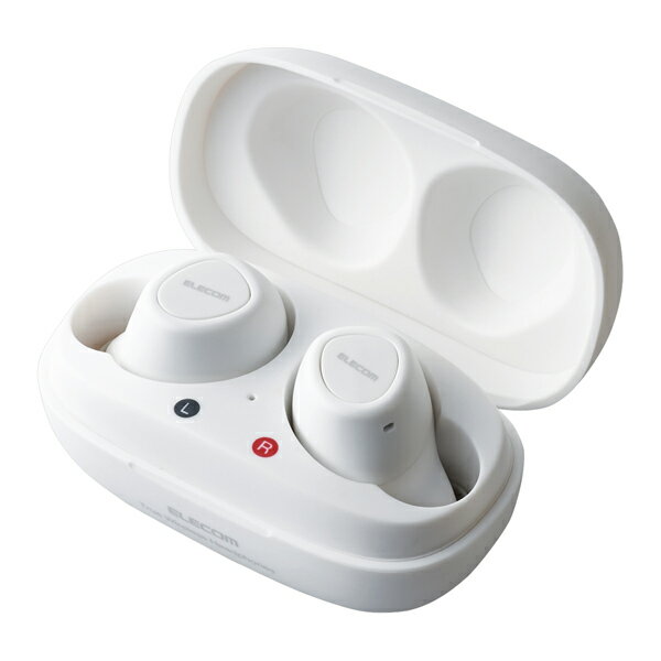 エレコム ワイヤレスイヤホン Bluetooth 完全 軽量 小型 マイク付 LBT-TWS10WH(1セット) ワイヤレスイヤホン イヤフォン 完全ワイヤレス ケース付き インナーイヤー型 自動ペアリング 高品質 高音質 低音 高性能 充電ケーブル アンドロイド アイフォン タブレット ipad pcのサムネイル