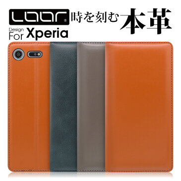 LOOF Simplle 本革 Xperia Ace III II 1 ケース 手帳型 XZ3 カバー ACE 手帳型ケース XZ2 SO-03L SOV40 SO-01L SOV39 XZ1 Compact スマホケース XZ Premium 手帳型カバー XZ2 ブック型カバー Z5 X Performance X Compact XZs SO-01H SOV31 スタンド シンプル