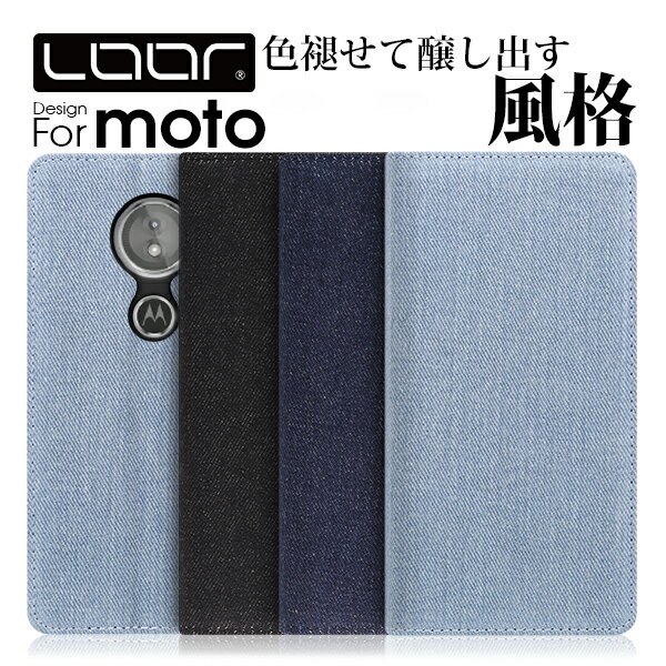 LOOF DENIM motorola edge 40 moto g53s 5G g53j g53y 5G g13 g32 g31 edge 30 pro 20 fusion ケース カバー g50 5G g100 g10 g30 g9 play g pro g8 g7 g6 power Lite plus edge30pro ケース カバー 手帳型 スマホケース デニム カード収納 カードポケット ベルトなし スタン