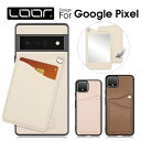 LOOF MODULE-MIRROR Google Pixel 8 Pro 7a 7 Pro Pixel 6a 6 Pro ケース カバー Pixel 4 XL Pixel8 Pixel7a Pixel7 Pixel7Pro Pixel6a Pixel6 Pixel4 Pixel4xl ピクセル 7 6a 6 Pro ケース カバー カード収納 背面 スマホケース 背面収納 カード カードポケット 鏡 ミラー