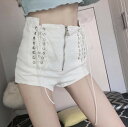 ホットパンツ ダンス衣装デニム レディースショートパンツ ハイウエスト DANCE パンク ショーパン ヒップホップショートパンツ ダンス衣装派手