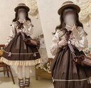 【早い者勝ち★先着10名:600円Offクーポン】新発 数量限定 Lolita系長袖 opワンピースjsk日常写真舞台変装 ロリータ トップス 吊りスカート花嫁洋服ティアードスカートハロウ ロリータファッション変装トップス ゴスロリ 萌え|詳細画像