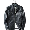 【スーパーSALE先着10名:300円Offクーポン】M L XL XXL XXXL 4color 秋冬モデル 大きいサイズ メンズ ライダースジャケット レザ...