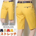 パンツ メンズ 大きいサイズ ゴルフウェア ショート28~38 ストレッチ 伸縮 速乾 吸水 通気 軽量 半ズボン 5分丈 ゴルフパン ハーフパン ビジネス対応...