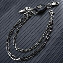 ズボン チェーン カジュアル メンズ ユニセックス レディース 鎖 腰 ウエスト 鷲 鳥 爪 装飾 金属 アクセサリー パンク パンツ ジーンズ 普段使い デ ...