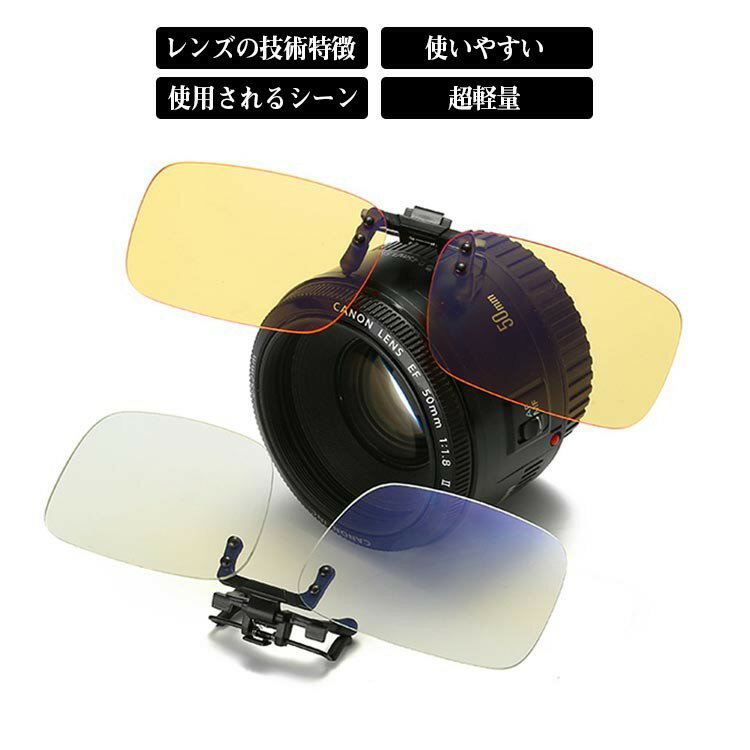 夜用 雨天用 メガネ 夜間用 サングラス クリップ ナイト グラス 夜釣り ドライブ 偏光レンズ めがね 雨..